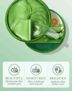 Aloe Vera Dark Circle Mask with Collagen, Anti-Dark Circles, Moisturizing, Anti-Wrinkle