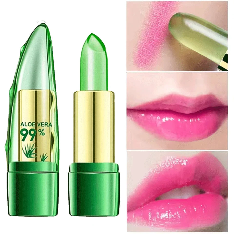 hidratante Labial Anti-envelhecimento 99% de Aloe Vera