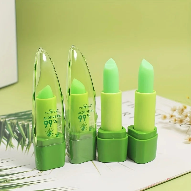 Batom hidratante e rejuvenescedor labial com 99% de extrato de Aloe Vera