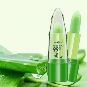 Aloe Vera Lipstick that Changes Color, Moisturizing and Rejuvenating Lip Balm with Aloe Vera