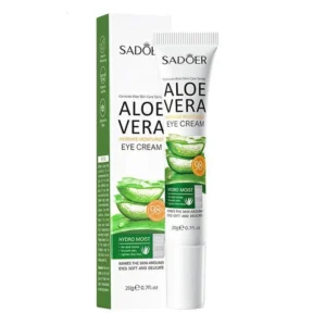 SAODER Aloe Vera Anti-Dark Circle Cream, Eye Bag Remover, Moisturizer, Firming, Anti-Aging