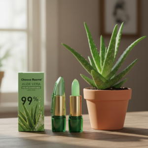 Aloe Vera Lipstick that Changes Color, Moisturizing and Rejuvenating Lip Balm with Aloe Vera